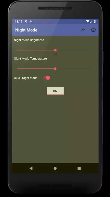 Play Night Mode(Automatic)