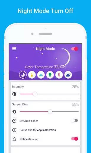 Play Night Mode : Blue Ray Filter