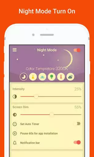 Play Night Mode : Blue Ray Filter