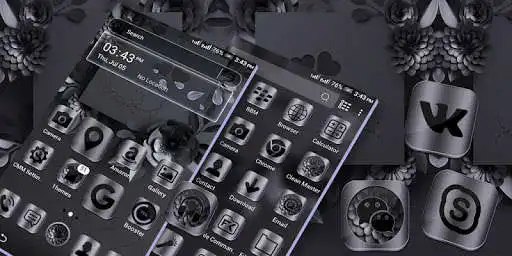 Play Night Mode Launcher Theme  and enjoy Night Mode Launcher Theme with UptoPlay