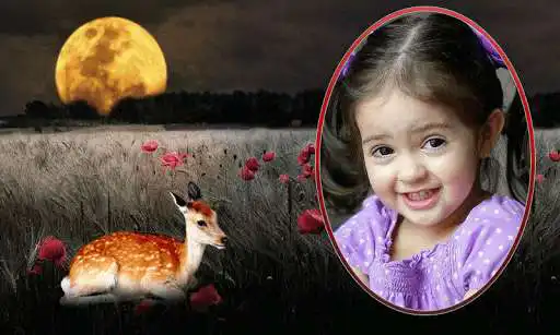 Play Night Moon Photo Frames