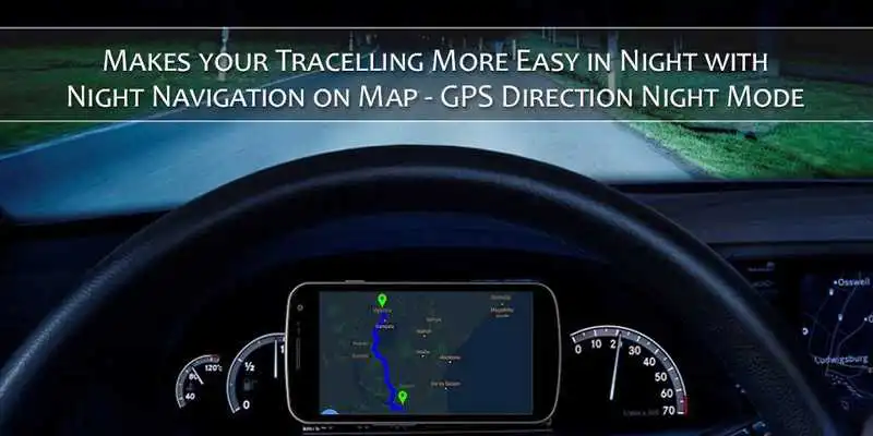 Play Night Navigation on Map