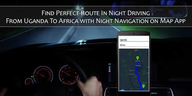 Play Night Navigation on Map