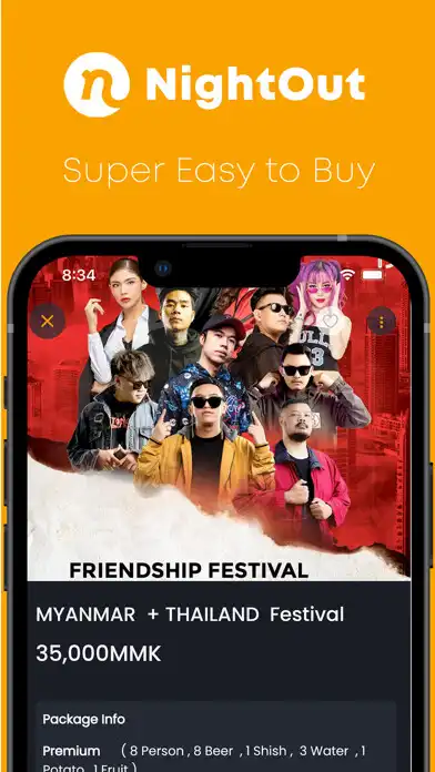 Play NightOut App as an online game NightOut App with UptoPlay