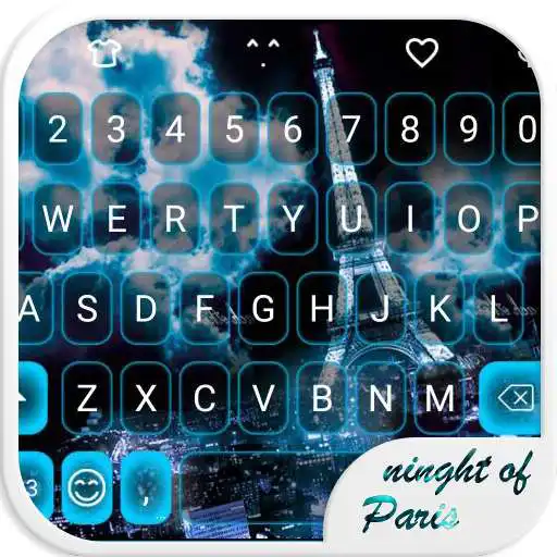 Run free android online Night Paris Emoji Keyboard APK