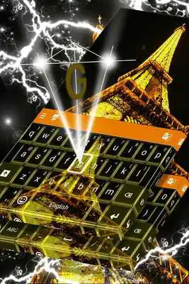 Play Night Paris Gold Keyboard