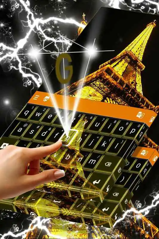 Play Night Paris Gold Keyboard