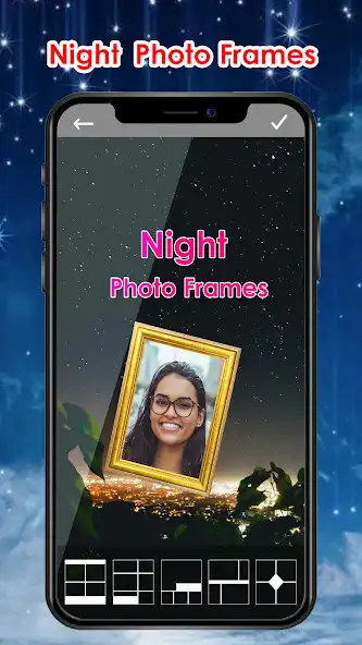 Play Night Photo Editor and Frames as an online game Night Photo Editor and Frames with UptoPlay