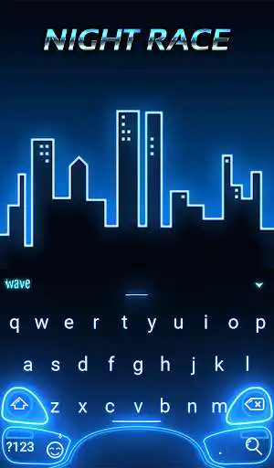 Play Night Race Animated Keyboard + Live Wallpaper as an online game Night Race Animated Keyboard + Live Wallpaper with UptoPlay