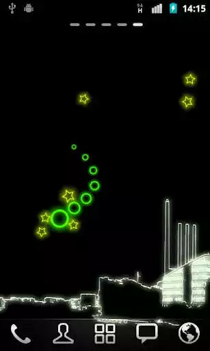 Play Night Sky Bot Live Wallpaper