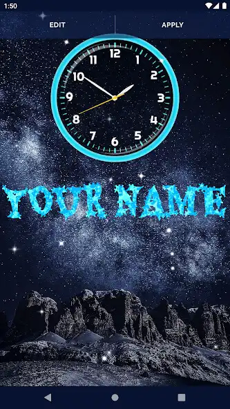 Play Night Sky Clock Wallpapers as an online game Night Sky Clock Wallpapers with UptoPlay