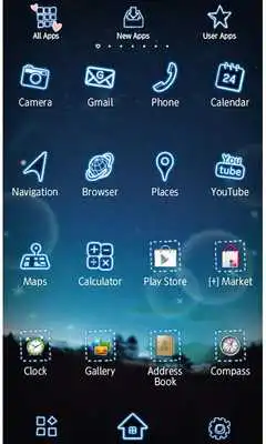 Play Night Sky Wallpaper Theme