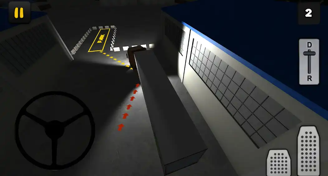 Play Night Truck 3D: Factory Parking as an online game Night Truck 3D: Factory Parking with UptoPlay