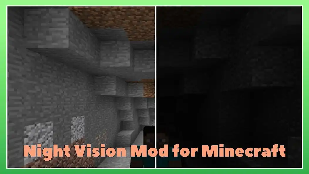 Play Night Vision Mod  Minecraft  and enjoy Night Vision Mod  Minecraft with UptoPlay