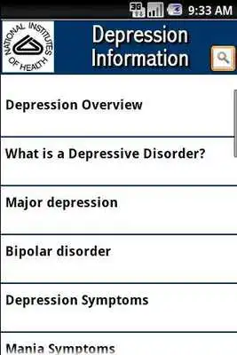 Play NIH Depression Information