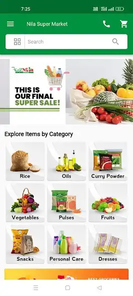 Play Nila Super Mart as an online game Nila Super Mart with UptoPlay