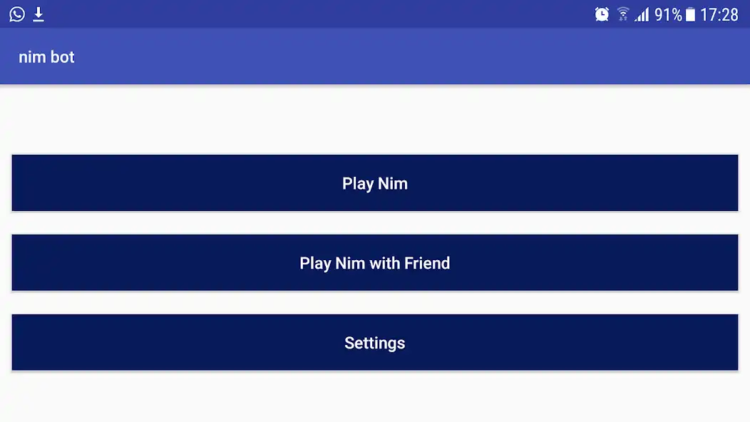 Play Nim Bot as an online game Nim Bot with UptoPlay