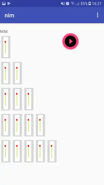 Play Nim - Classic Simple Matchstick Game as an online game Nim - Classic Simple Matchstick Game with UptoPlay