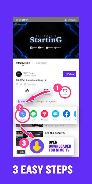 Play Nimmer: Downloader for Nimo TV as an online game Nimmer: Downloader for Nimo TV with UptoPlay