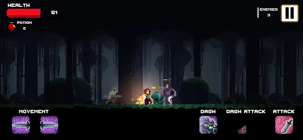Play Nina The Knight - Survive The Waves as an online game Nina The Knight - Survive The Waves with UptoPlay
