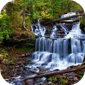 Free play online Nine Cascade 3D Locker Theme APK