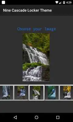 Play Nine Cascade 3D Locker Theme