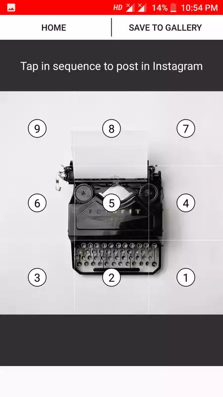 Play Nine Grid Crop For Instagram