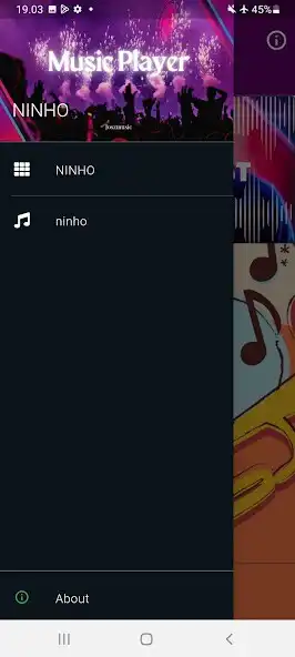Play NINHO music - Mp3 App as an online game NINHO music - Mp3 App with UptoPlay