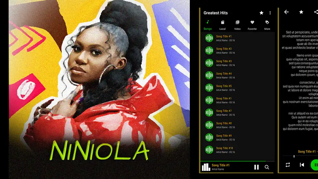 Play Niniola Songs Mp3  and enjoy Niniola Songs Mp3 with UptoPlay