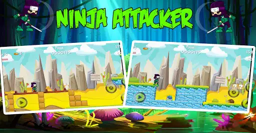 Play Ninja Attacker as an online game Ninja Attacker with UptoPlay