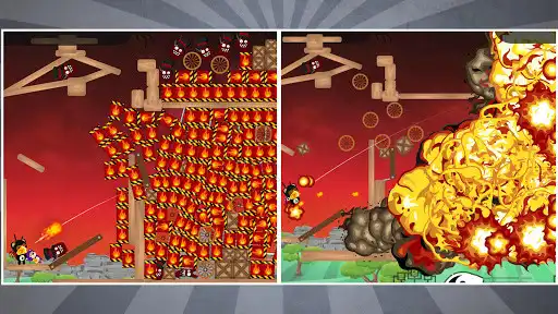 Play Ninja Bear: Slingshot Shooter  and enjoy Ninja Bear: Slingshot Shooter with UptoPlay