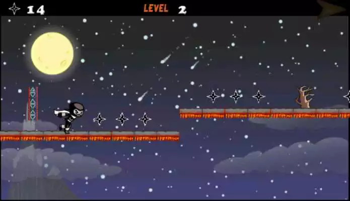 Play ninja boy jumping adventure