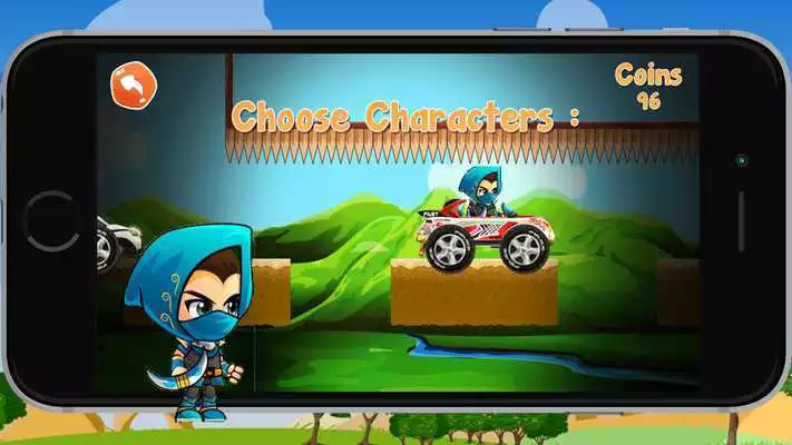 Play Ninja Car Hill Climb Ekstreem