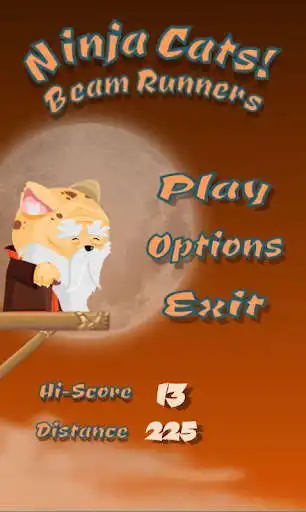 Play Ninja Cats - Beam Runners  and enjoy Ninja Cats - Beam Runners with UptoPlay