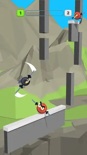 Play Ninja Climber! as an online game Ninja Climber! with UptoPlay