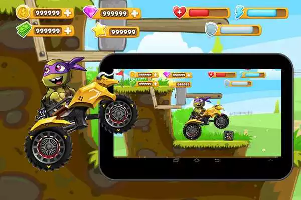Play Ninja climbs hill
