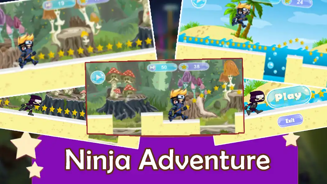 Play Ninja cookie Running Adventure  and enjoy Ninja cookie Running Adventure with UptoPlay