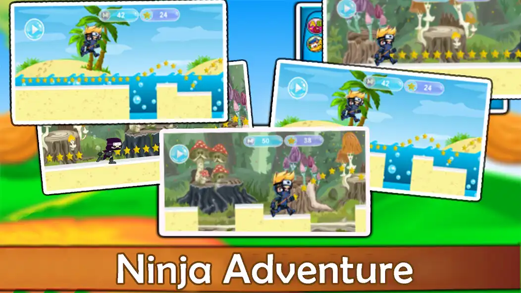 Play Ninja cookie Running Adventure as an online game Ninja cookie Running Adventure with UptoPlay