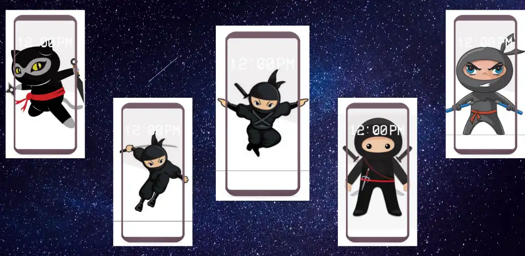 Play Ninja Cool  Cute Wallpaper  and enjoy Ninja Cool  Cute Wallpaper with UptoPlay
