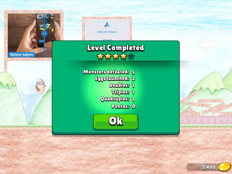 Play Ninja Eggs as an online game Ninja Eggs with UptoPlay