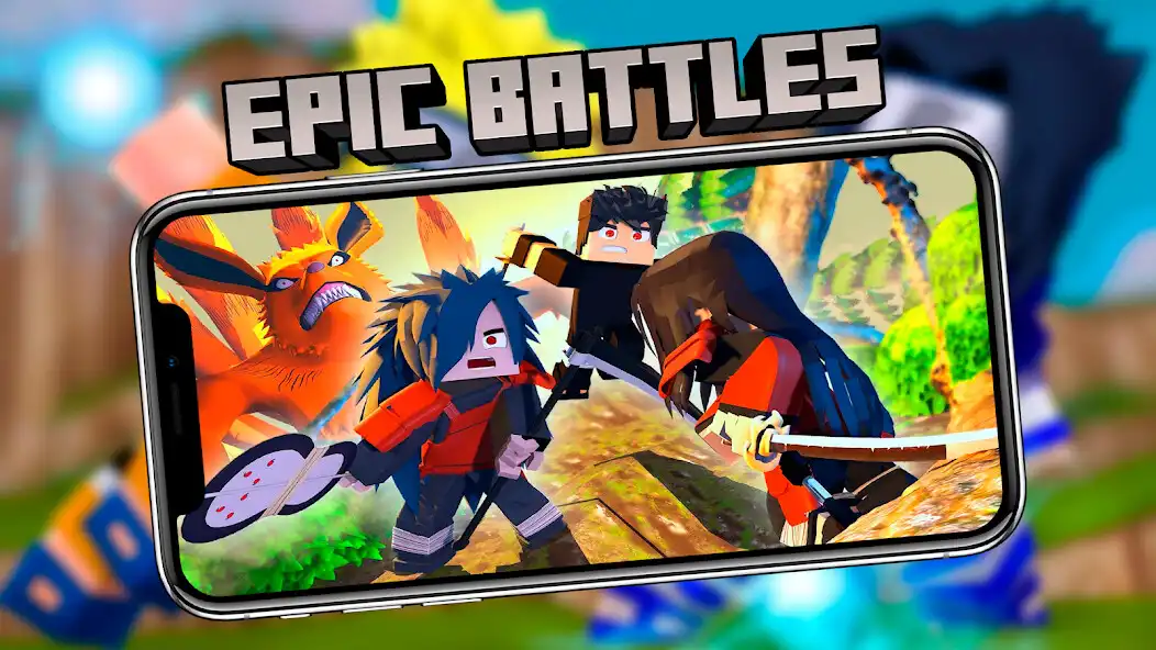 Play Ninja Fight: Anime Mods as an online game Ninja Fight: Anime Mods with UptoPlay