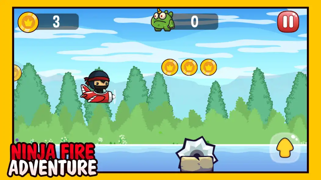 Play Ninja Fire Adventure as an online game Ninja Fire Adventure with UptoPlay
