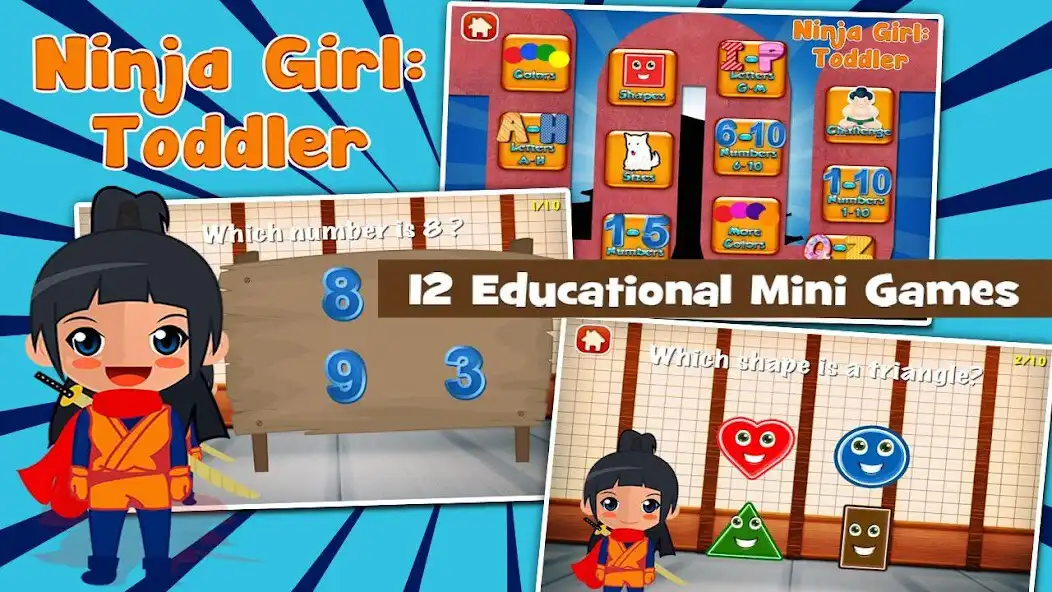 Play Ninja Girl Toddler Kids Games  and enjoy Ninja Girl Toddler Kids Games with UptoPlay