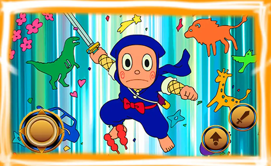 Play Ninja Hattori Fighting Battle as an online game Ninja Hattori Fighting Battle with UptoPlay