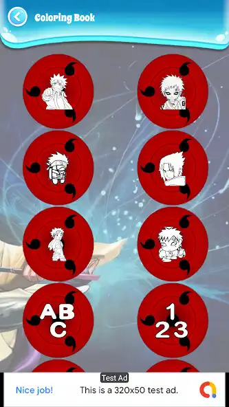 Play Ninja Hero Coloring Book as an online game Ninja Hero Coloring Book with UptoPlay