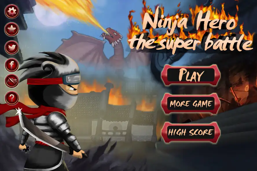 Play Ninja Hero - The Super Battle  and enjoy Ninja Hero - The Super Battle with UptoPlay