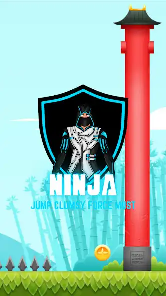 Play Ninja Jump Clumsy Force Must as an online game Ninja Jump Clumsy Force Must with UptoPlay