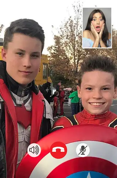 Play Ninja Kidz Video Call You as an online game Ninja Kidz Video Call You with UptoPlay