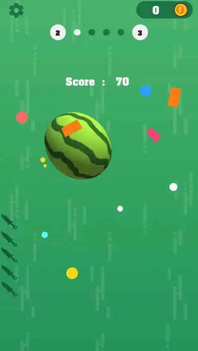 Play Ninja Knife Hit as an online game Ninja Knife Hit with UptoPlay