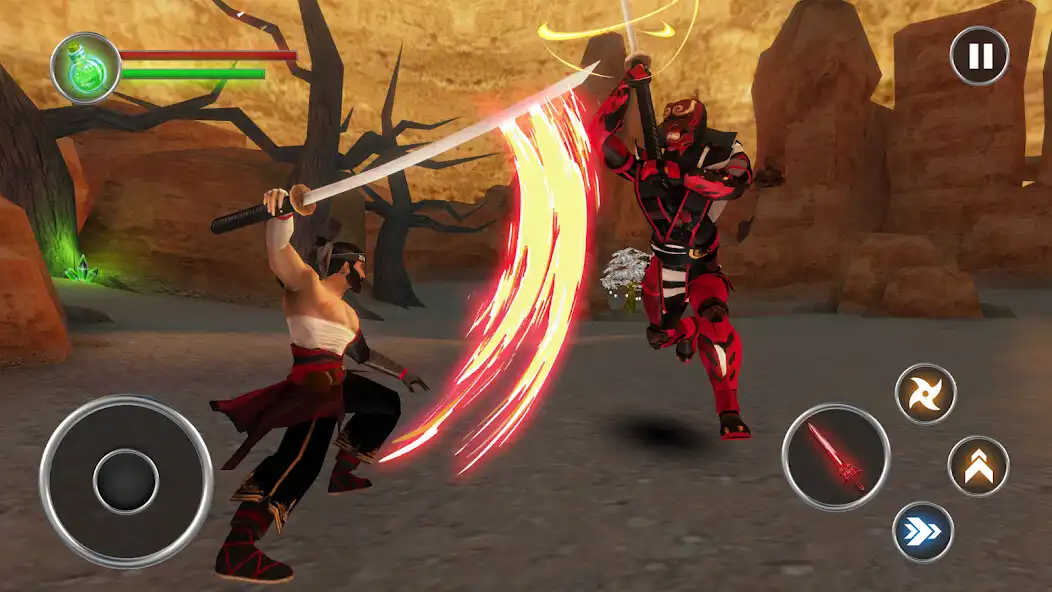 Play Ninja RPG Fighting Action Game as an online game Ninja RPG Fighting Action Game with UptoPlay